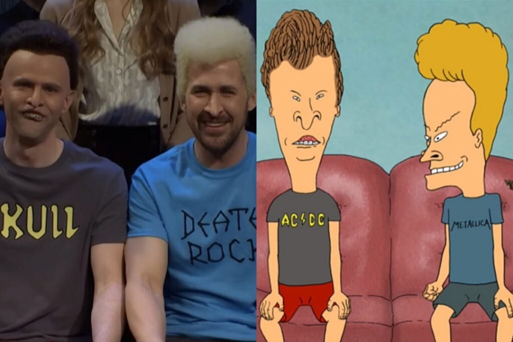 Ryan Gosling se convierte en Beavis en una hilarante parodia de Beavis and Butt-Head en SNL collage
