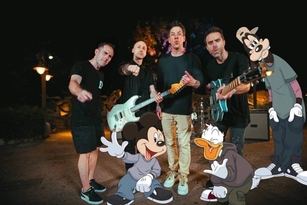 Simple Plan reinterpreta clásico de Disney en álbum de pop-punk mickey donald goofy simple plan a whole new sound