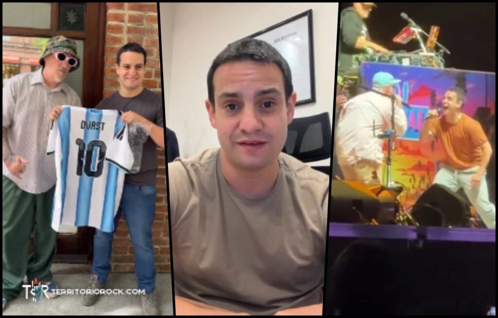Del pogo al micrófono: Alan y su noche soñada collage