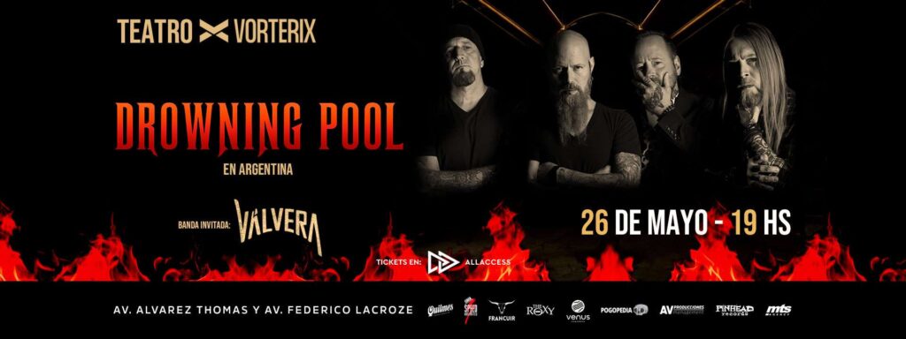 Drowning pool en Argentina 2026