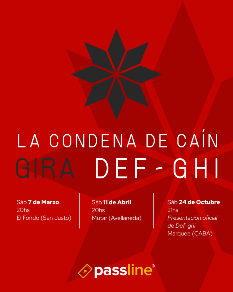 Nuevo disco y shows para La Condena de Caín 3 unnamed