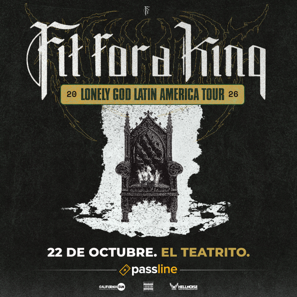 Fit For A King en Argentina: La aplanadora del metalcore presenta "Lonely God" 3 fit for a king 1080x1080 1