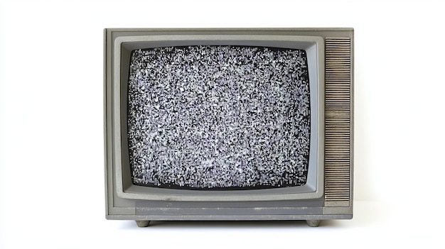 television antigua visualizacion estatica blanco negro interferencia senal tv analogica clasica 1316572 109 658067782