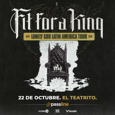 Fit For a King vuelve al país y aun estás a tiempo de verlos. 1 714050 rec