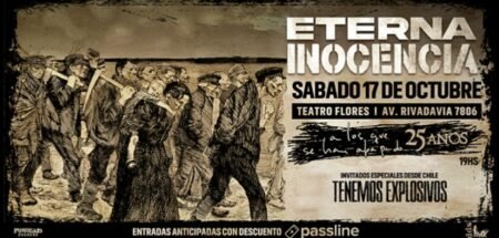 Eterna Inocencia sopla 25 velitas de un discazo ei banner
