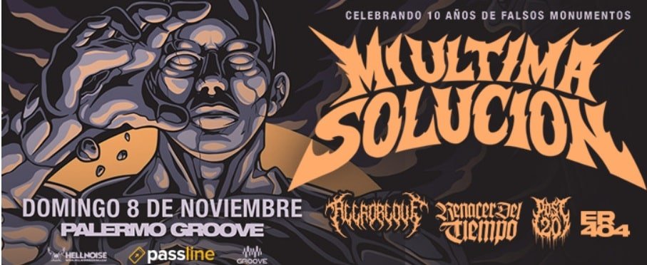 Mi Última Solución festeja 10 años en Groove 1 mus banner