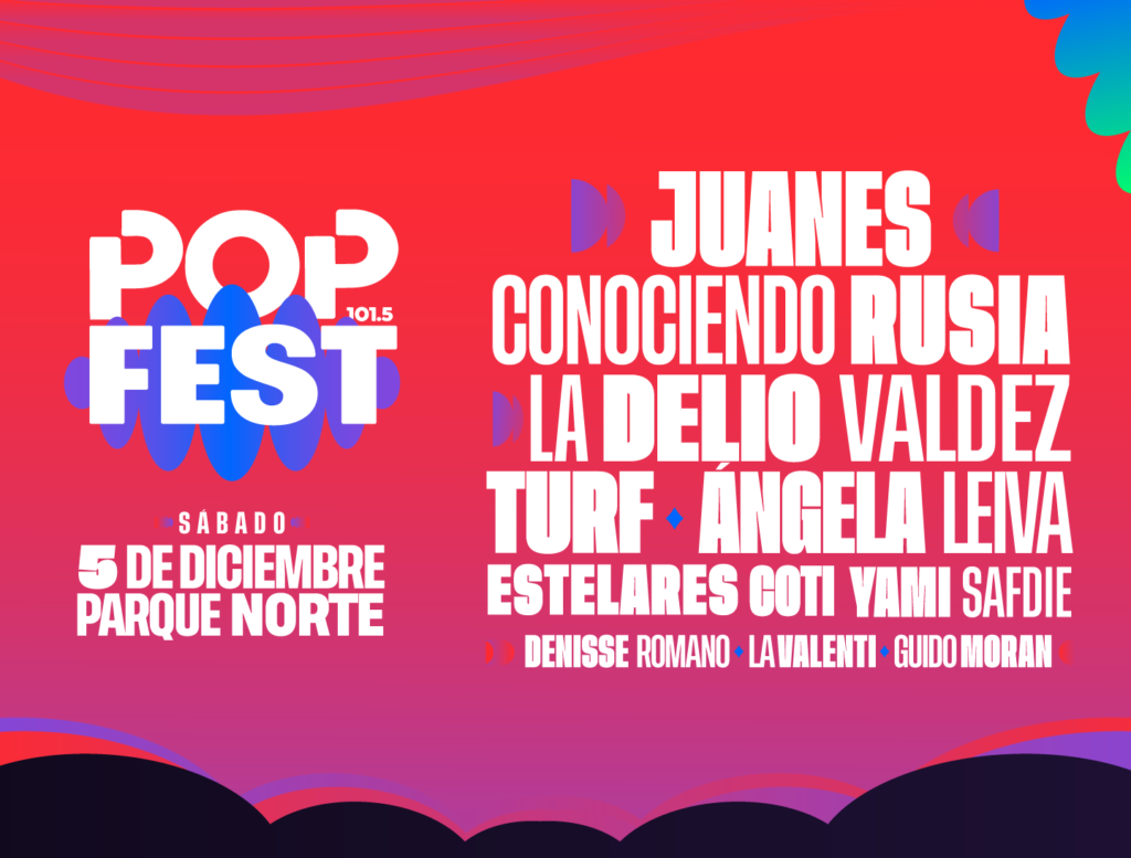 POPFEST llega a Parque Norte con Juanes, Turf, Conociendo Rusia y una gran grilla 2 pop fest 2026