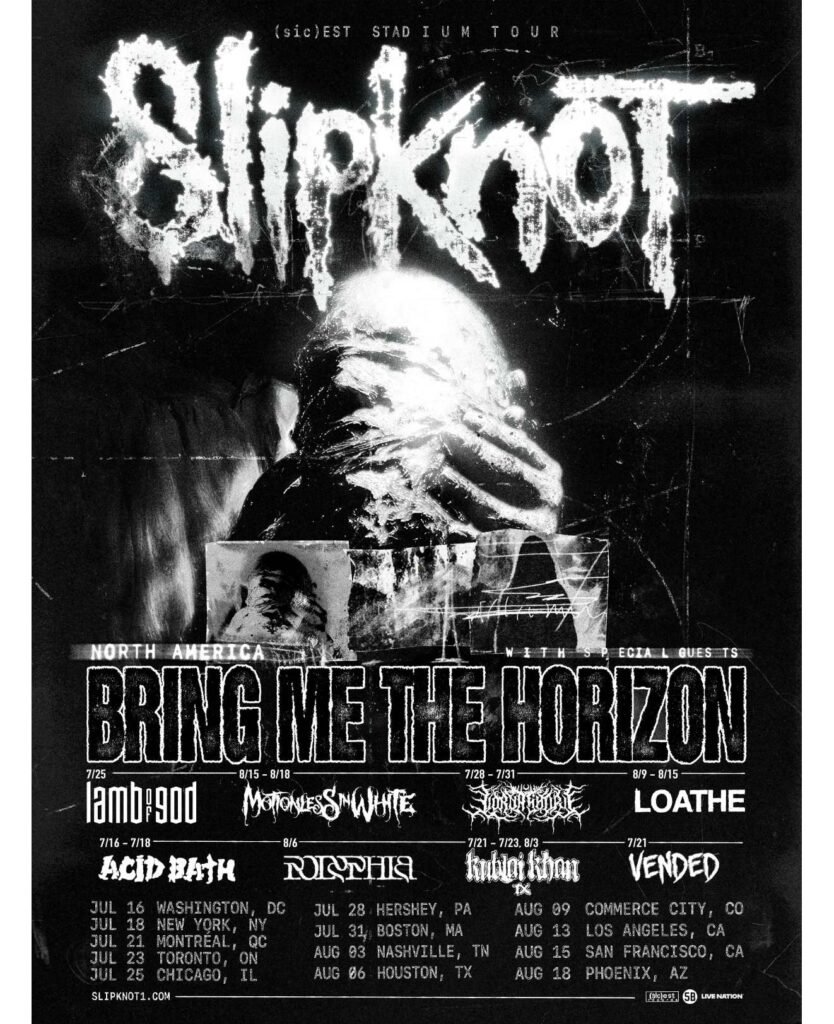 Slipknot va por todo con su nueva gira mundial 2027 y en Argentina viene con Marilyn Manson. 2 xxx1.2deddedcdd